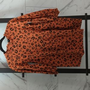 Girls cheetah print dress